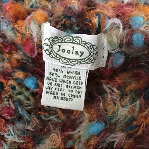 Super Soft Chunky Knit Multicolor Infinity Scarf - Picture 5 of 5